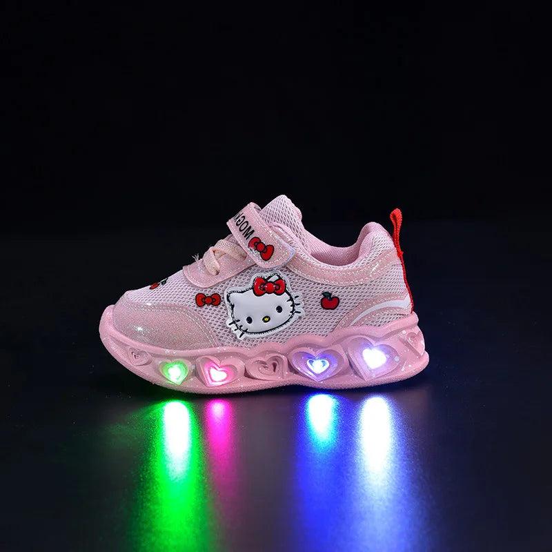 LED Sneakers Voor Meisjes Met Verlichte Zool En Antislip Grip