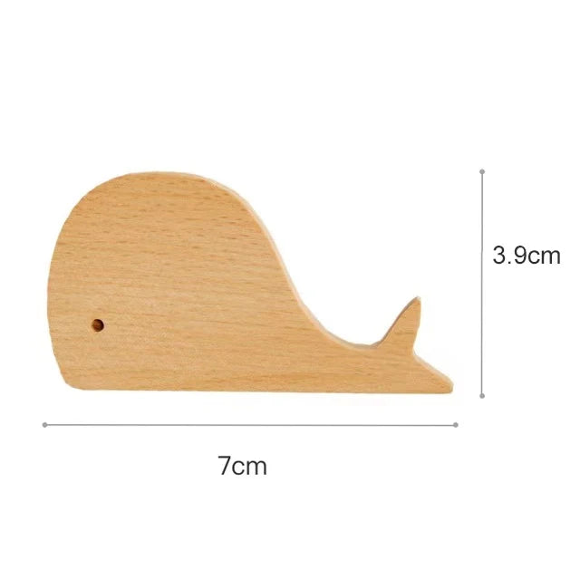 Houten Wandhaken Met Speels Ontwerp En Scandinavische Uitstraling