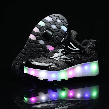 LED Rolschaats Sneakers Met Verlichte Wielen Voor Actieve Kinderen