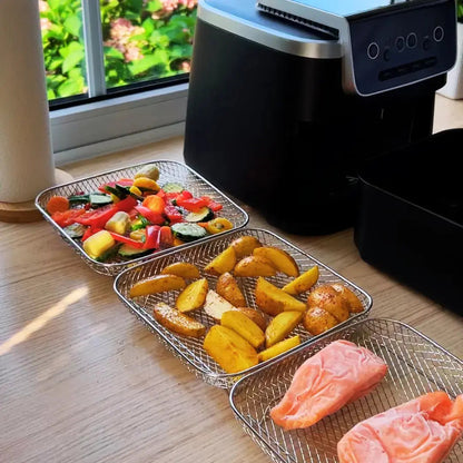 Airfryer Manden Voor Gelijktijdig En Smaakvrij Bereiden Van Meerdere Gerechten