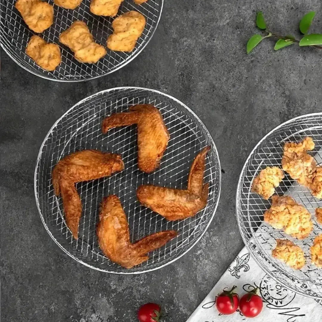 Airfryer Manden Voor Gelijktijdig En Smaakvrij Bereiden Van Meerdere Gerechten