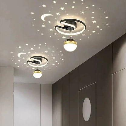 LED‑Plafondlamp met Sterrenlichteffect en Dimbare Lichtregeling