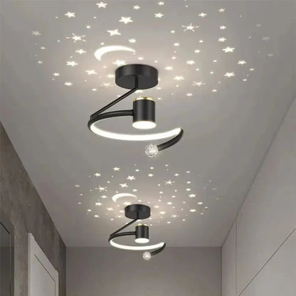 LED‑Plafondlamp met Sterrenlichteffect en Dimbare Lichtregeling