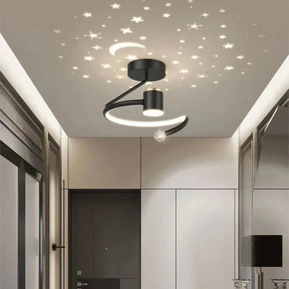 LED‑Plafondlamp met Sterrenlichteffect en Dimbare Lichtregeling