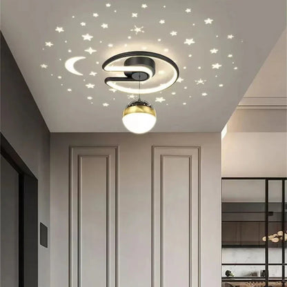 LED‑Plafondlamp met Sterrenlichteffect en Dimbare Lichtregeling