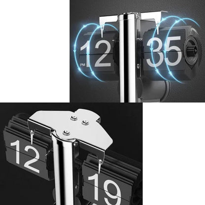 Retro Flip Klok Met Mechanische Tijdweergave Voor Een Tijdloze Interieuruitstraling