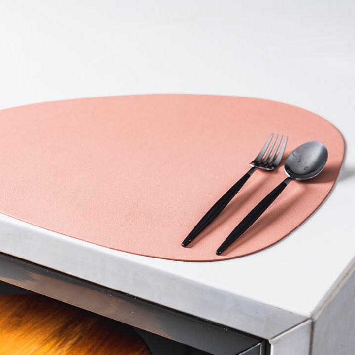 Leren Placemat En Onderzetter Set Voor Stijlvolle Tafeldekking