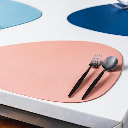 Leren Placemat En Onderzetter Set Voor Stijlvolle Tafeldekking