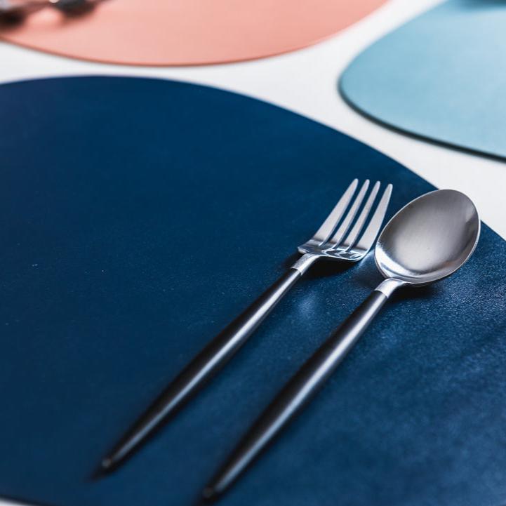 Leren Placemat En Onderzetter Set Voor Stijlvolle Tafeldekking