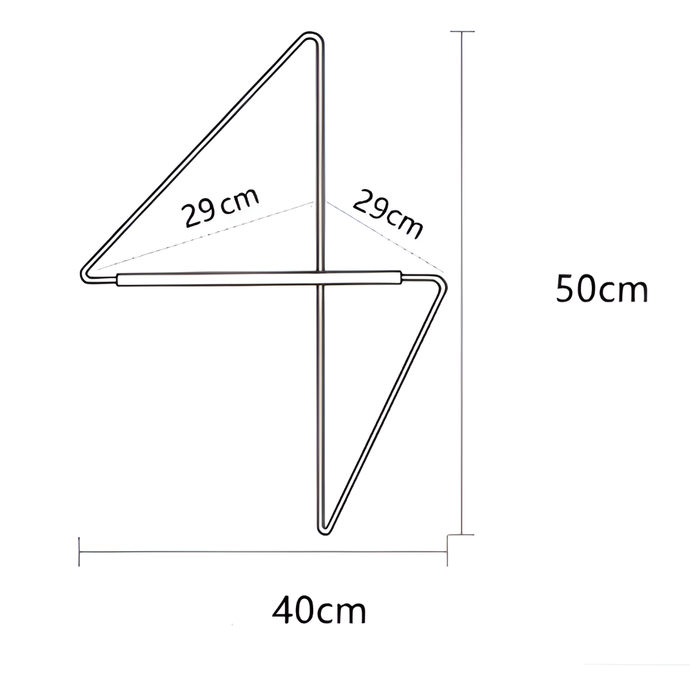 Staande Kapstok Met Geometrisch Design Voor Jassen En Accessoires