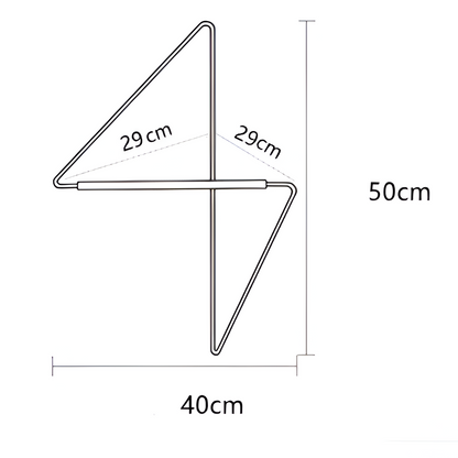 Staande Kapstok Met Geometrisch Design Voor Jassen En Accessoires
