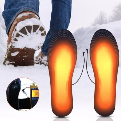 Verwarmde Inlegzolen Met Usb Oplaadfunctie En Instelbare Warmte
