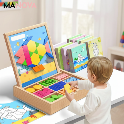 Magnetische Houten Bouwset Met 180 Of 220 Stukken Voor Creatief En Educatief Spelen
