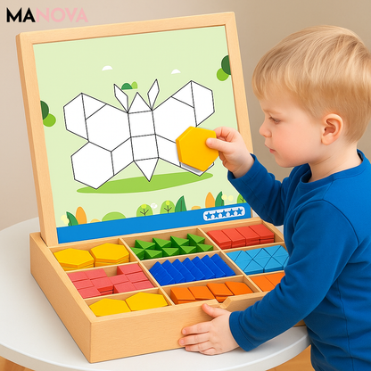 Magnetische Houten Bouwset Met 180 Of 220 Stukken Voor Creatief En Educatief Spelen