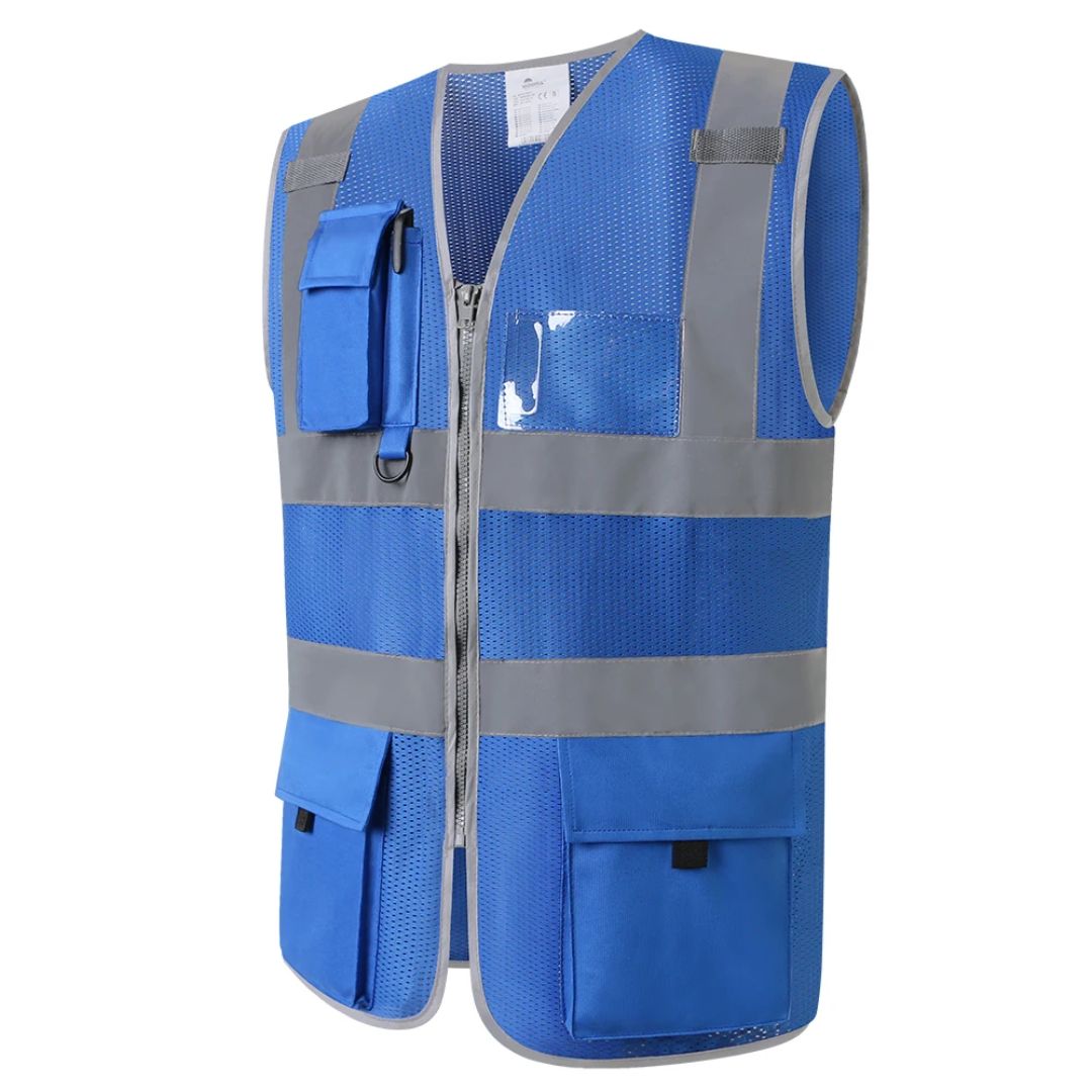 Reflecterend Veiligheidsvest met Hoge Zichtbaarheid en Zakken