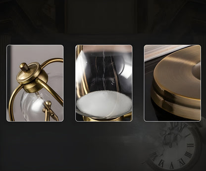 Decoratieve Zandloper Met Luxe Metalen Frame