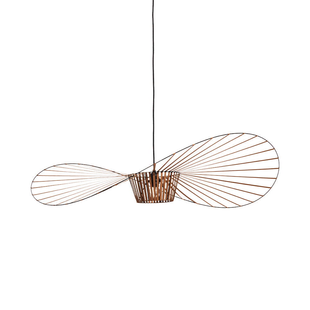 Scandinavische Hanglamp Met Strohoed Design En Open Draadframe