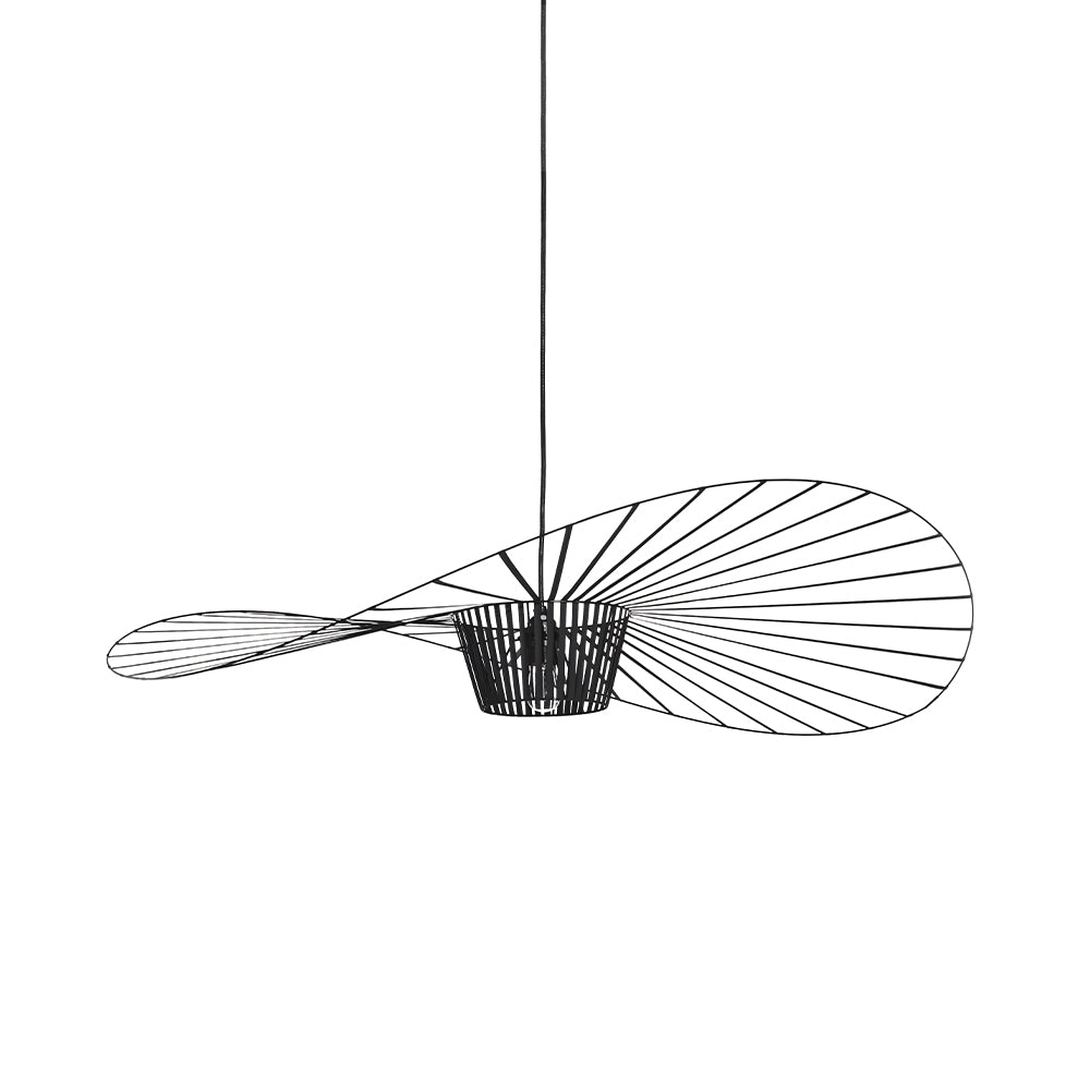 Scandinavische Hanglamp Met Strohoed Design En Open Draadframe
