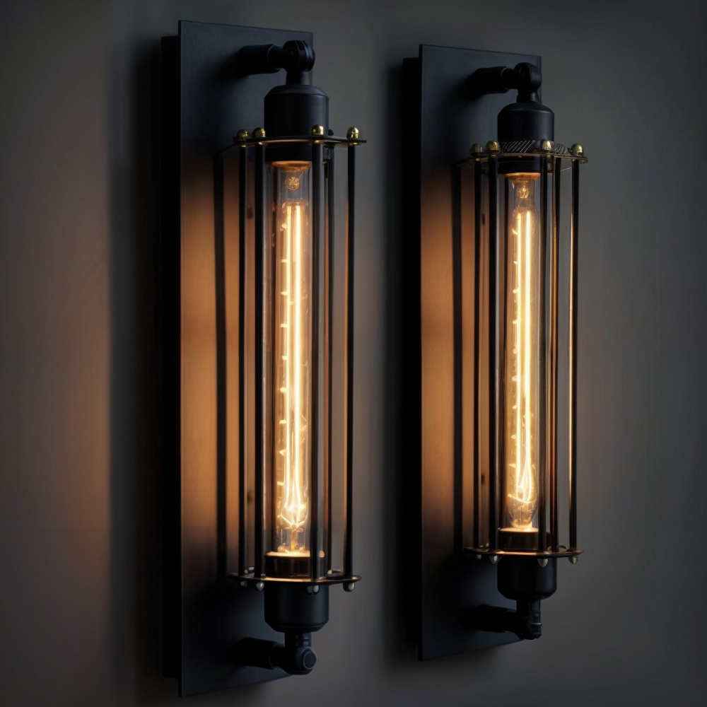 Vintage Wandlamp Met Stevige Constructie En Dagelijkse Sfeervolle Verlichting