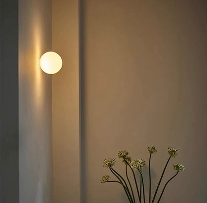 Moderne Globe Wandlamp Met LED-Verlichting Voor Binnenruimtes