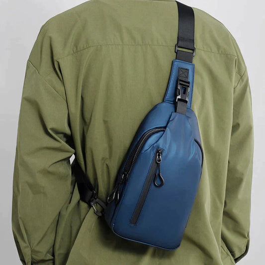 Crossbody Tas Waterdicht met Antidiefstal Rits en Compact Unisex Ontwerp