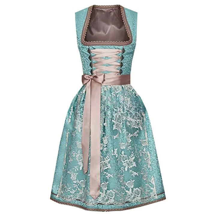 Oktoberfest Jurk Met Veterdetail En Traditionele Feestuitstraling