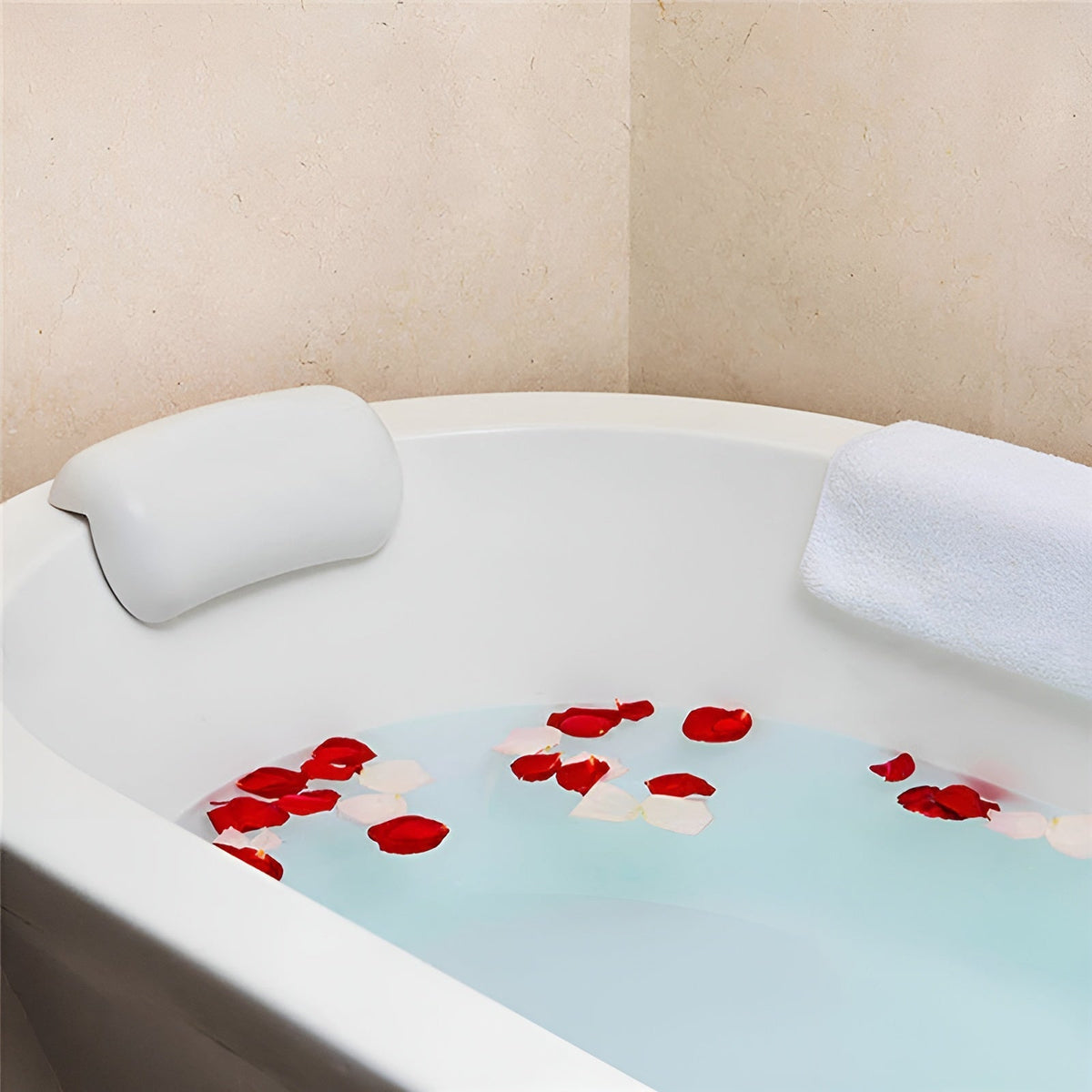 Ergonomisch Badkussen met Memory Foam en Zuignappen