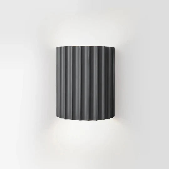 Moderne LED Wandlamp Met Geribbeld Design Voor Sfeervolle Verlichting