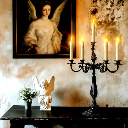 Flameless Kaarsenset – 6 Stuks met Timer & Realistisch Vlameffect