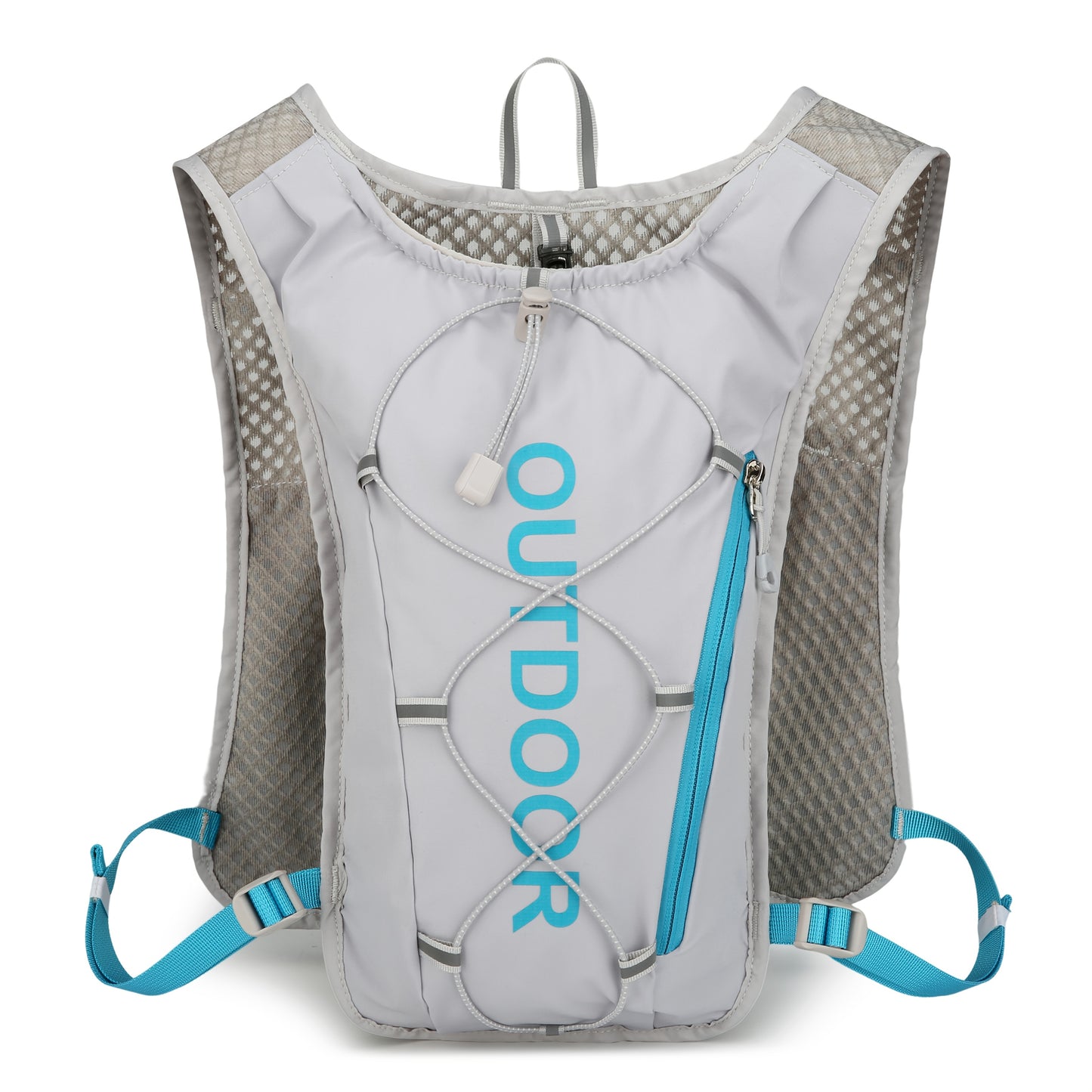 Reflecterende Sportrugzak – Multifunctionele Rugtas met Waterfleshouder voor Fietsen & Hardlopen