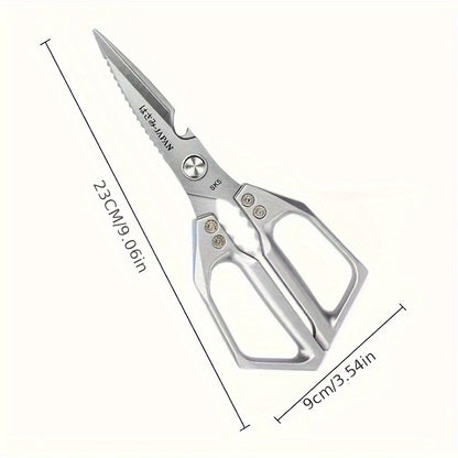 1 st, Keukenschaar van roestvrij staal, Kippenschaar, Buitenshuis multifunctionele vleesschaar voor thuis, restaurant, slagerij, keukenbenodigdheden kerstcadeau