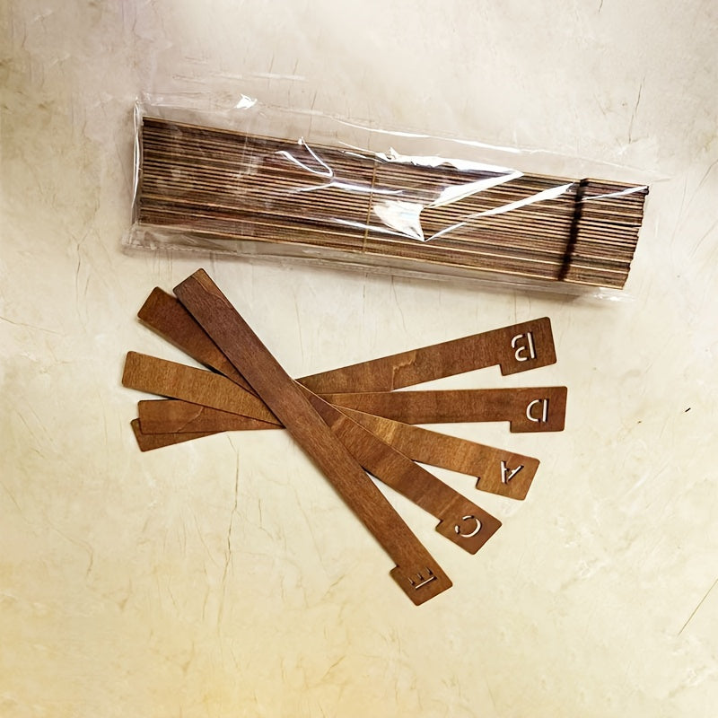 Houten Alfabet Verdelers – Set van 26 voor Platen & Planken