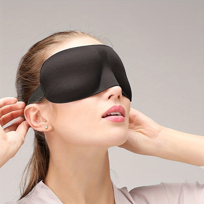 Contoured Slaapmasker met Memory Foam en Verstelbare Gesp