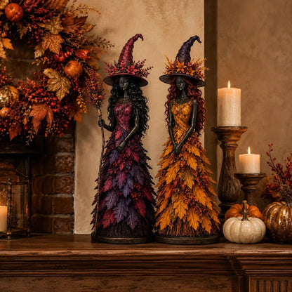 Herfstdecoratie Met Handgemaakte Bladaccenten En Rustgevend Gezichtje