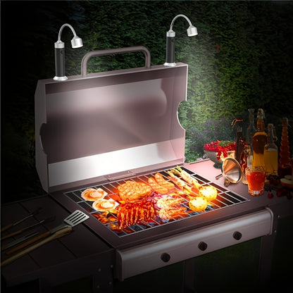 Set van 2 Barbecue Lampen – Heldere 360° LED Lampen met Magnetische Basis