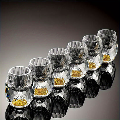 Goldcrest Shotglazenset – Kristallen Glans voor Feestelijke Sferen