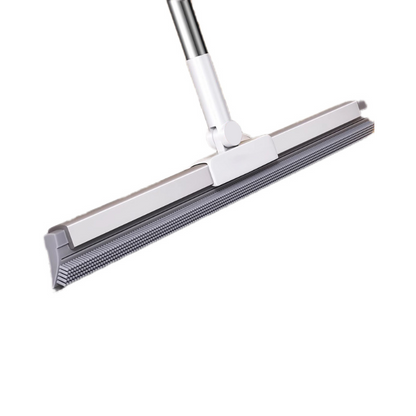 2-In-1 Vloertrekker Met Rubber Bezem Voor Nat En Droog Schoonmaken