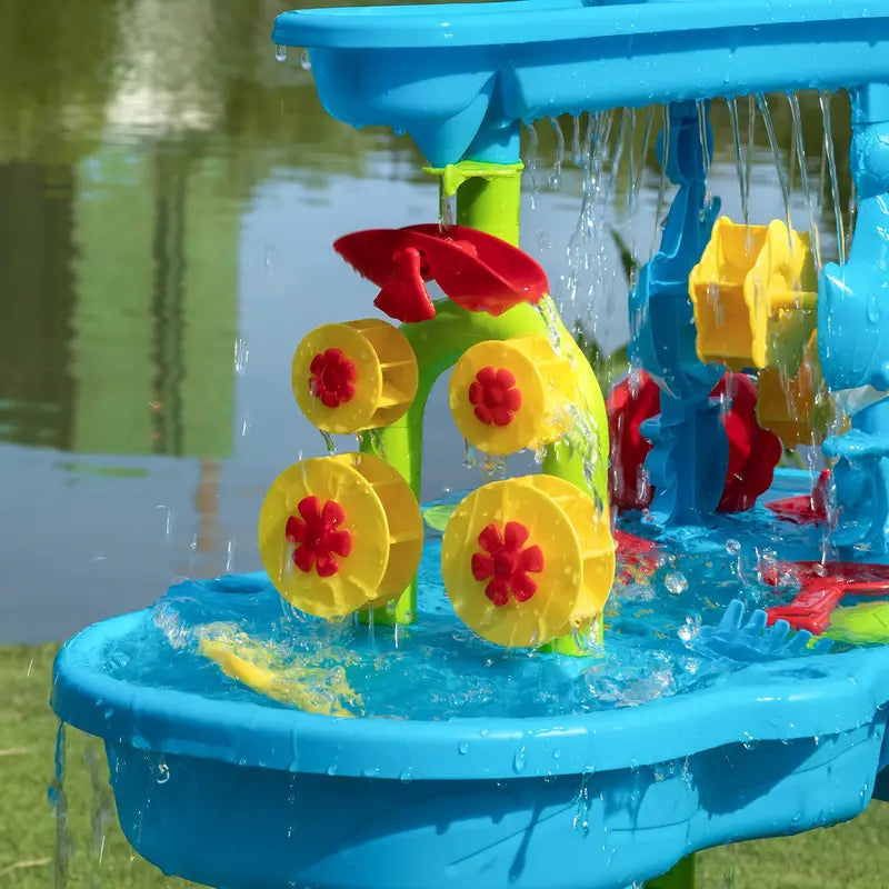 Waterspeeltafel Met Accessoires Voor Interactief Buitenspeelplezier