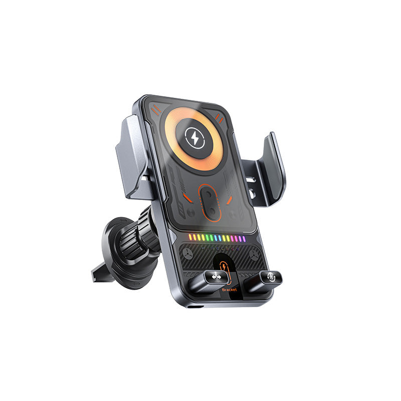Draadloze Auto Telefoonhouder Met Rotatie‑Mechanisme