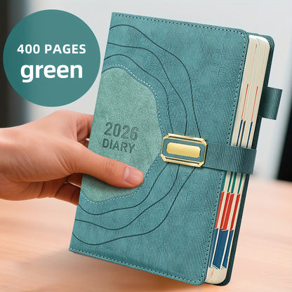 Dagplanner 2026 – Hardcover Kalender met Dagindeling