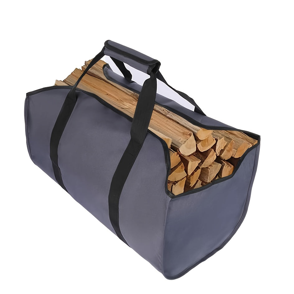 Brandhouttransporttas – Herbruikbare Olijfgroene Draagtasje voor Hout en Outdoor Gereedschap