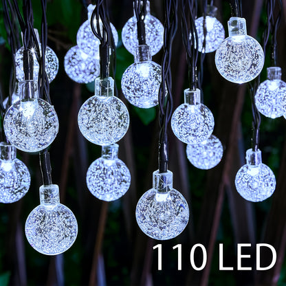 Zonne LED Bubbel- en Striplamp met 8 Lichtmodi voor Buiten