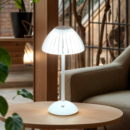Dimbare Led Tafellamp Met Kristalvorm Voor Warme Elegante Binnenverlichting