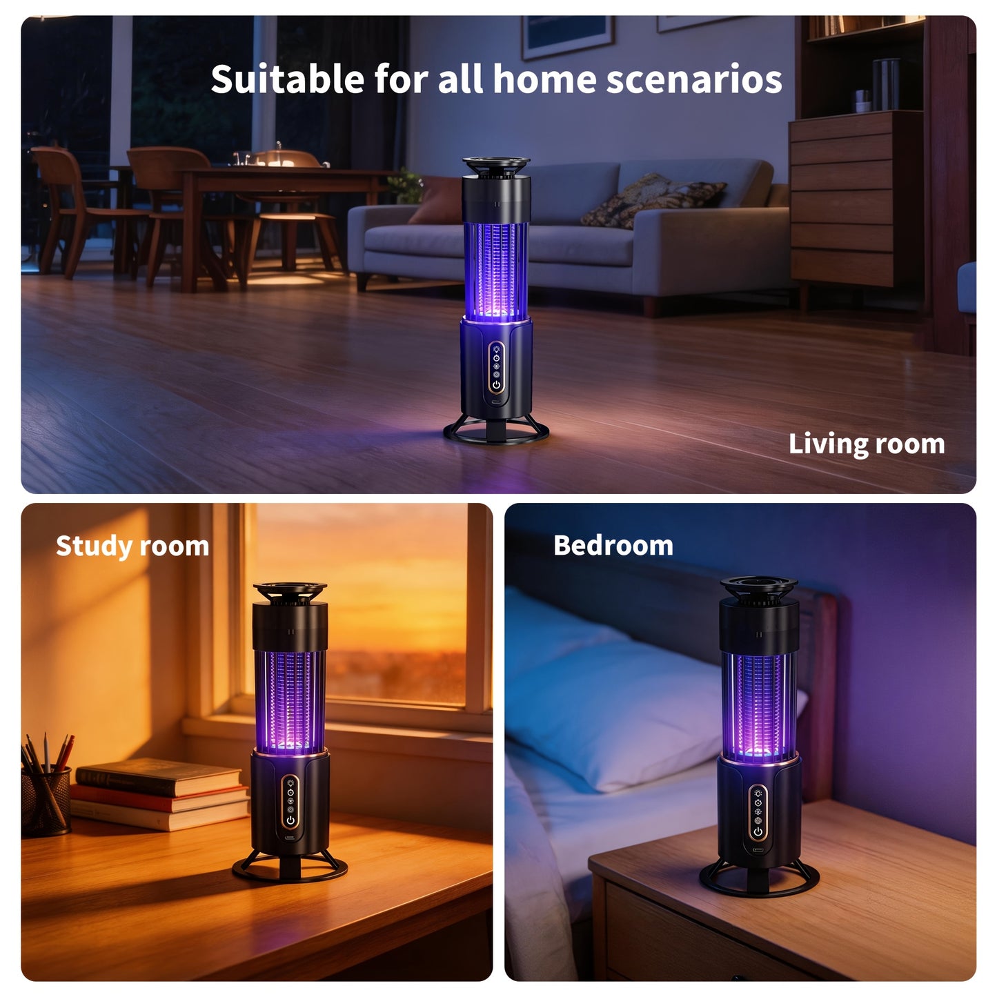 Volautomatische Muggenlamp met Stille Werking en Verbeterde Insectenvaltechnologie