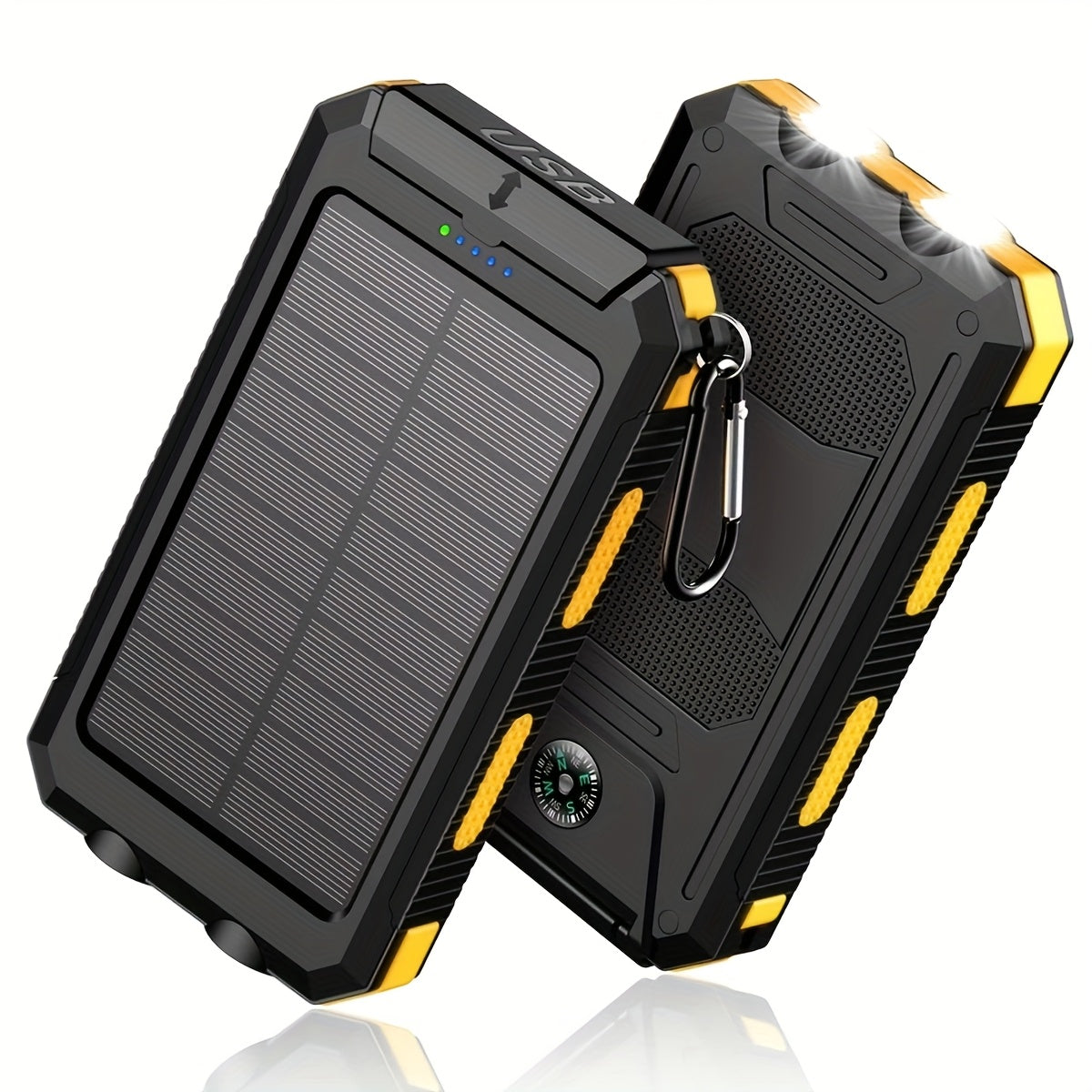 Solar Powerbank 8000mAh – Draagbare Noodstroom voor Outdoor en Reizen