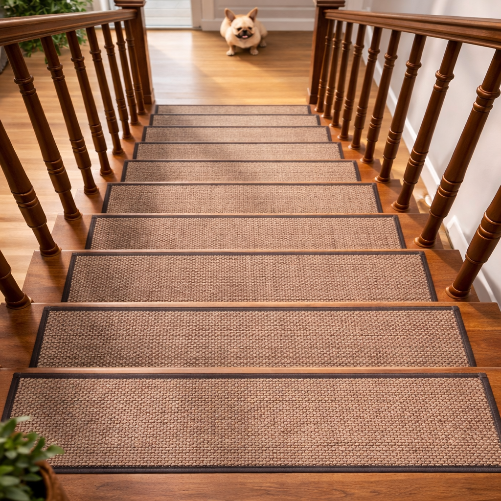 Antislip Trapmatten met Rubberen Onderkant – Set van 15