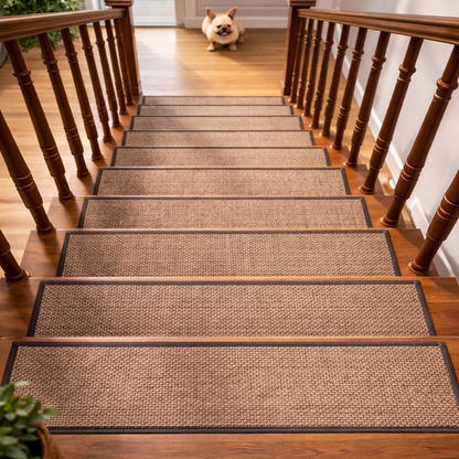 Antislip Trapmatten met Rubberen Onderkant – Set van 15