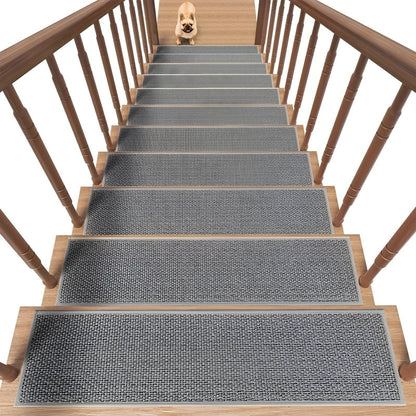 Antislip Trapmatten met Rubberen Onderkant – Set van 15