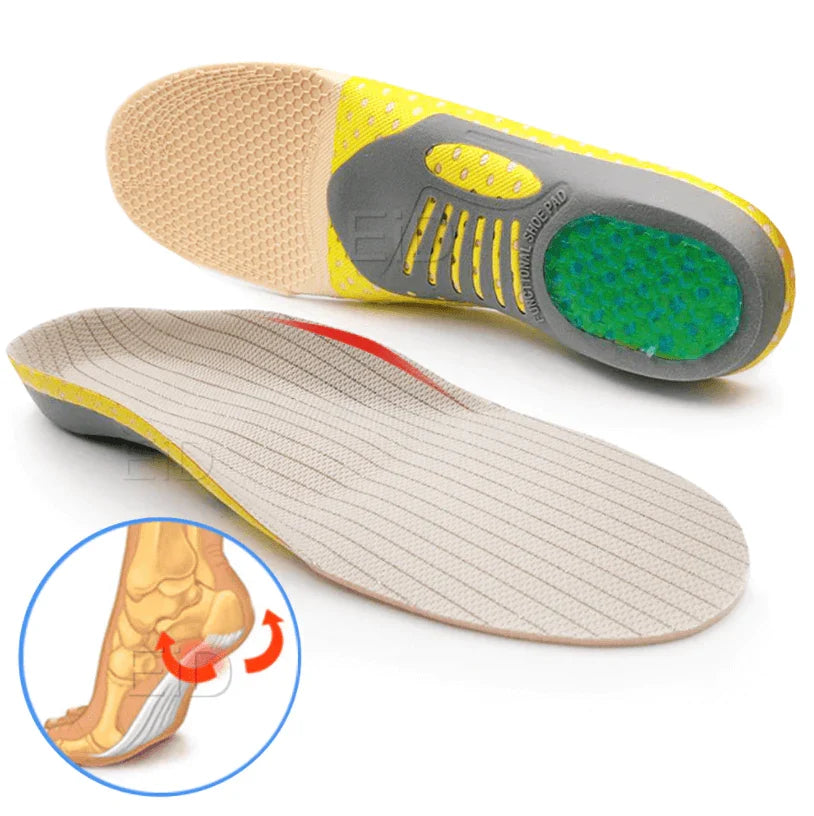 Premium Supportive Gel Inlegzolen met U Vorm Hiel en Voetboog Ondersteuning