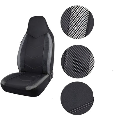 Ademende Autostoelhoes Met Hoge Rugleuning
